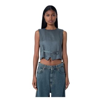 Maison Margiela Dames, Jassen, Grijs, Maat: XS