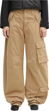 Darkpark Wide Broeken - Dames - Wijde Broeken - Beige - W27 - Broeken