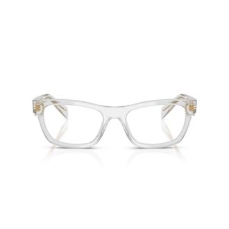 Prada 0pr B01v Bold Square Transparent Acetate Sunglasses
