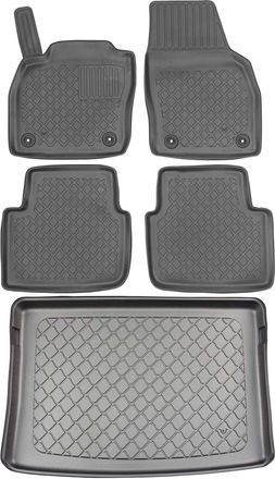 OEM Juego De Alfombrillas Para Coche Y Alfombrilla Para Maletero Para Skoda Kamiq Suv A Partir De Septiembre De 2019