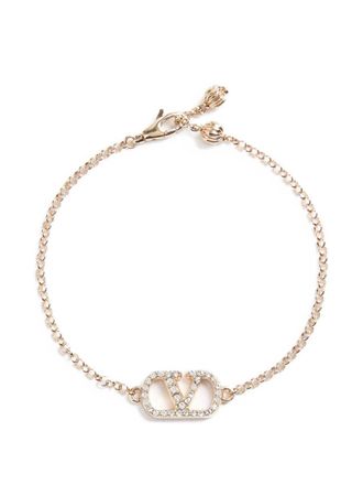 Valentino Garavani Gold VLogo Chain Bracelet