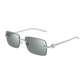 Gucci Green Rectangular Mens Sunglasses GG1703S 002 55