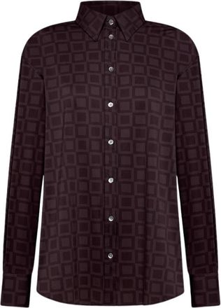 Roberto Ricci Design Dori Boyfriend Shirt - Dames - Overhemden - Paars - XS - Overhemden