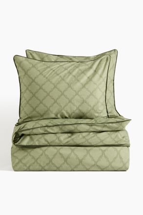 H&M Baumwollbettw&auml;sche f&uuml;r Doppel-/Kingsize-Betten - Green