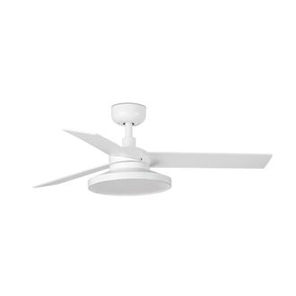 Faro Barcelona Rudder Tak S Ventilatore Da Soffitto Bianco/frassino 4000k