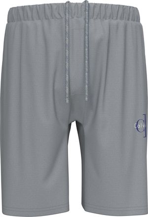 Calvin Klein Underwear Shorts MONOGRAM SLEEP SHORT, Herren, Gr. XL (54), N-Gr, misty grau, Web, Obermaterial: 95% Baumwolle, 5% Elasthan, CALVIN KLEIN UNDERWEAR, unifarben, 