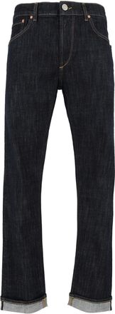 TELA GENOVA Cosmy Retro Rinse Blue Straight-Leg Jeans