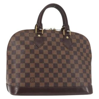 Louis Vuitton Pre-owned Handbags, female, Brown, Size: ONE SIZE Pre-owned Canvas Handbag