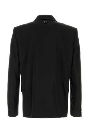 Wooyoungmi Mens Black Wool Blazer Giacche E Gilet