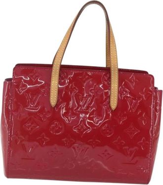 Louis Vuitton Pre-owned Handbags, female, Pink, Size: ONE SIZE Pre-owned Vintage Monogram Vernis Handbag