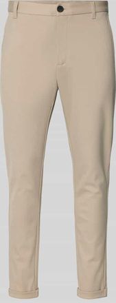 Lindbergh Lindbergh Cropped Hose mit Eingrifftaschen in Sand, Gr&ouml;&szlig;e XXL