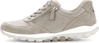 Gabor Rollingsoft Sneaker - Dames - Sneakers - Grijs - 39 EU - Leer - Schoenen