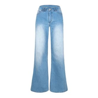 H&eacute;st Flared Jeans, female, Blue, Size: 2XL Flared Jeans
