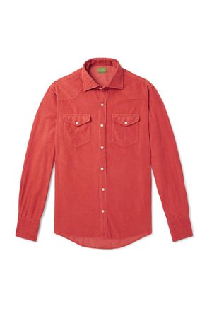 Sid Mashburn Western Work Cotton-Corduroy Shirt