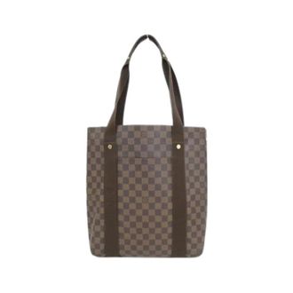 Louis Vuitton Pre-owned Tote Bags, male, Brown, Size: ONE SIZE Pre-owned Beaubourg Damier Shoulder Bag