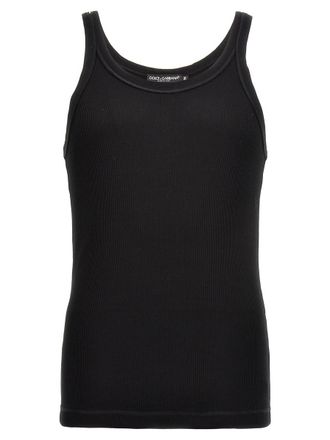 Dolce & Gabbana Ribbed Tank Top