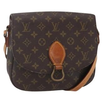 Louis Vuitton Pre-owned Cross Body Bags, female, Brown, Size: ONE SIZE Pre-owned Vintage Canvas Cross Body Bag