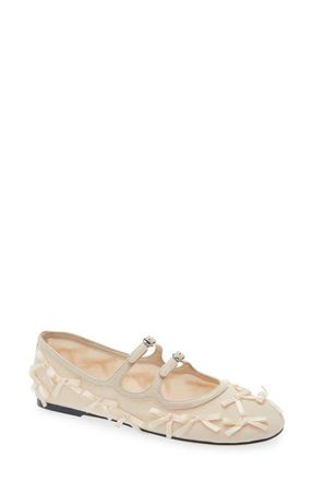 Marc Jacobs The Kiki Ballerina Flat in Beige at Nordstrom, Size 11Us