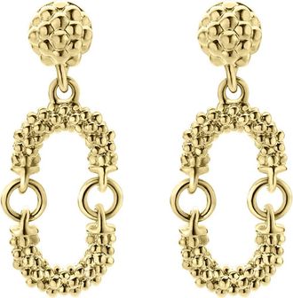 Lagos Oval Drop Earrings in Gold at Nordstrom