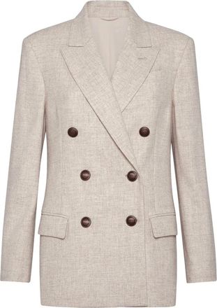Brunello Cucinelli Twill Flannel Blazer