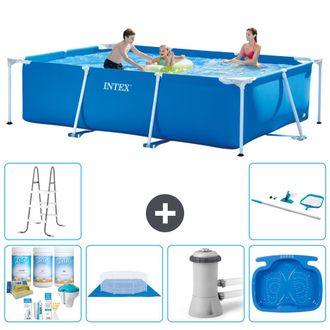 Intex Piscina Con Estructura Rectangular - 300x200x75 Cm - 7-piezas S20841