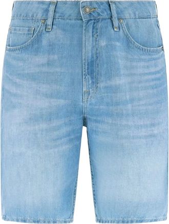 Guess Heren, Korte broeken, Blauw, Maat: W29 Katoen