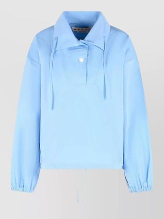 Marni cotton shirt button detail collared neck