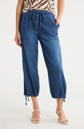 Sanctuary Go With The Flow Denim Pants in Dark Stone Blue at Nordstrom Rack, Size X-Large