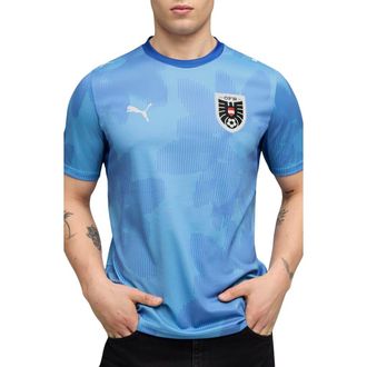 Puma x OFB x Salehe Bembury Jersey in Team Light Blue/Mountain Blue at Nordstrom, Size Xx-Large