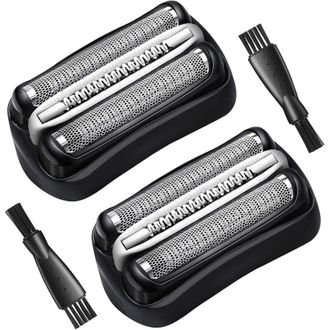 OEM Set Di Testine Di Ricambio In 2 Pezzi Per Rasoi Elettrici Serie 3: Lamina E Testina Di Rasatura, Lame Di Ricambio Serie 3 32b Con Spazzolina, Compatib