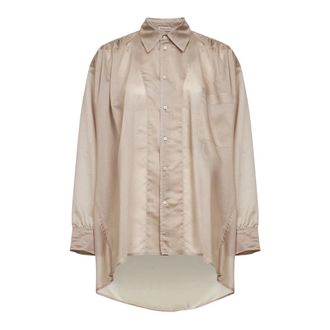Blanca Vita Shirts, female, Beige, Size: XS Agata Shirt