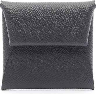 Hermès Black Epsom Leather Coin Purse/Coin Case (Pre-Owned)