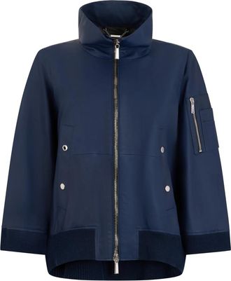Moorer Olli-Stp Jas - Dames - Bomber jackets - Blauw - XS - Polyester - Jassen