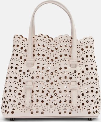 Alaia Mina 20 Vienne leather tote bag