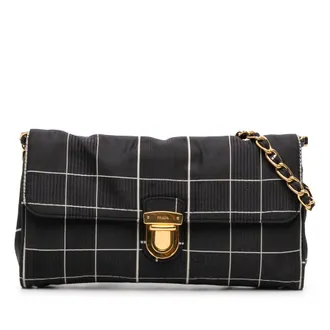 Prada Pre-owned Prada Tessuto Chain Crossbody Ladies 3AVE5T9D48MLT1PR