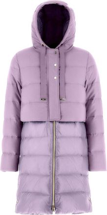 Herno Wool Down Coat - Dames - Winterjassen - Paars - M - Kasjmier - Jassen