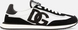 Dolce & Gabbana Mens Cushion DG Sneakers Black/White - Size: 11