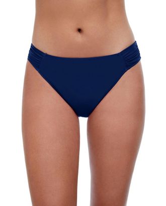 Gottex Side Tab Hipster Bikini Bottom In Tutti Frutti Navy