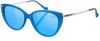 Liu Jo Turquoise Ovalen Zonnebril - Dames - Zonnebrillen - Blauw - ONE Size - Accessoires
