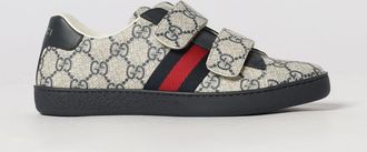 Gucci Sneakers Ace da bambino con monogramma GG e chiusura a strappo