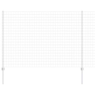 Berkfield Home Euro Fence with 10 U Posts Silver 1, 5x10 m Steel
