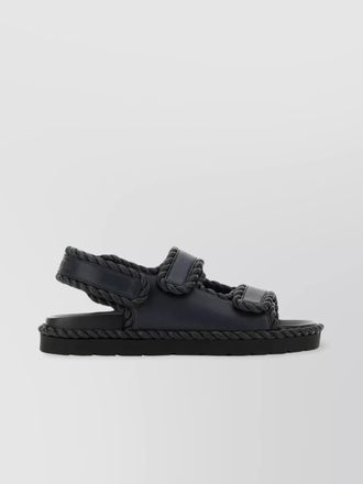 Bottega Veneta leather flat sandals