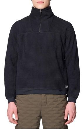 Mountain Hardwear Summit Grid Big Grid Half Zip Pullover in Black at Nordstrom, Size Xx-Large