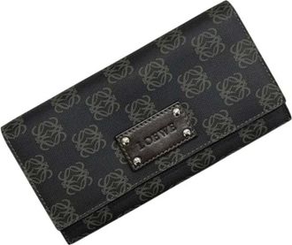 Loewe Pre-owned Wallets, female, Gray, Size: ONE SIZE Pre-owned Long wallet (bi-fold)