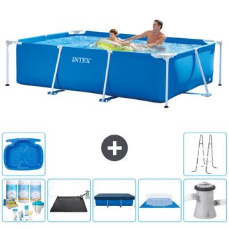 Intex Piscina Con Estructura Rectangular - 260x160x65 Cm - 7-piezas S21117