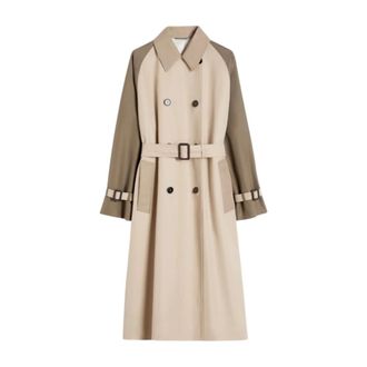 Max Mara Trench Coats, female, Beige, Size: 2XS Trench Coats
