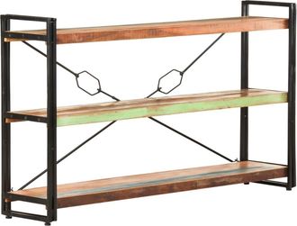 vidaXL Vidaxl - Estanter&iacute;a De 3 Niveles De Madera Maciza Reciclada 140x30x80 Cm