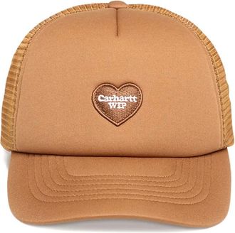 Carhartt Work in Progress heart-patch trucker cap - men - Polyester - One Size - Brown