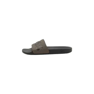HUGO BOSS Hugo, Sliders, male, Black, Size: 11 US Mens Synthetic Strap Sandals