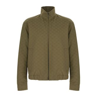 Gucci Heren, Jassen, Groen, Maat: M Katoen